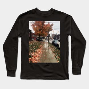 Rainy Autumn Day in Columbus, Ohio Long Sleeve T-Shirt